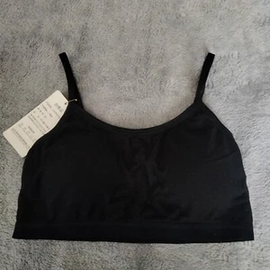 Bralette Acanalado Talla F Ver Medidas Negro Nuevo Con Etiquetas  - Imagen 1 de 5