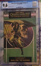 Green Arrow The Longbow Hunters #1 CGC 9.6 Mike Grell DC 1987 1st app Shado