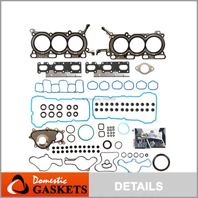 Juego completo de juntas para Ford Edge Lincoln MKS MKT MKZ 11-13 3,7 L V6 DOHC 24 V Foto 1 de 4