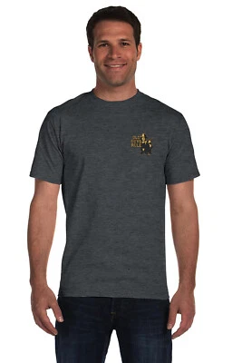 Camisa para hombre John Wayne Can't Run gris jaspeado, mediana Foto 1 de 2