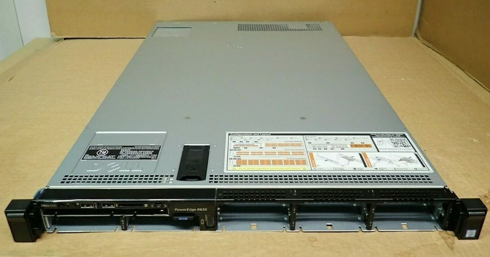 New Dell PowerEdge R630 8 x 2.5" Bay 1U Server Chassis + Backplane + Fans CTO - Image 1 of 4