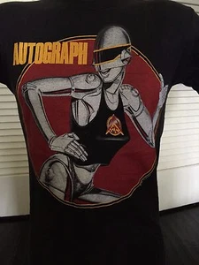 Rare Vintage 1985 Autograph Sing In Please Tour Shirt Size Small - Imagen 1 de 5
