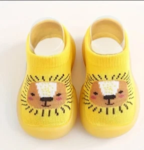 Summer Toddler Rubber Sole Soft Anklet Mesh Socks/Shoes. Sz 7. So Comfy!!! - Picture 1 of 5