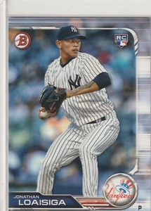 MLB 2019 Bowman Topps #7 Jonathan Loaisiga (RC) New York Yankees Pitcher - Picture 1 of 2