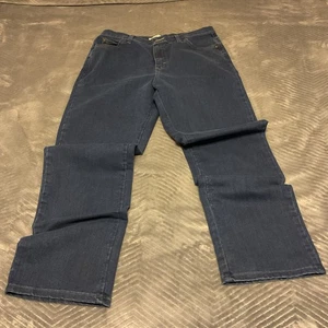 RIDERS BY LEE BLAUE JEANS DENIM GRÖSSE 12 M GERADES BEIN DUNKLE WASCHUNG INNENNAHT 30” - Bild 1 von 6