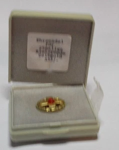 Ehrennadel für 25malige Blutspenden des DRK 333er Gold - Bild 1 von 1