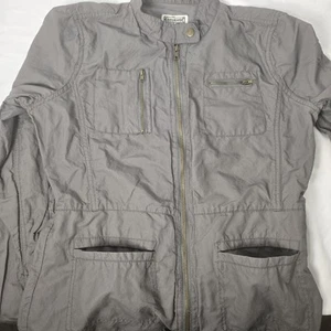 Converse One Star Military Jacket Women Size L Converse Wind Breaker Coat - Picture 1 of 15