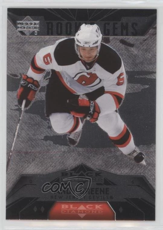 2007-08 Upper Deck Black Diamond Rookie Gems Andy Greene #151 Rookie RC - Image 1 of 2