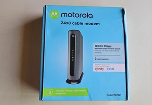 Motorola Wi Fi Router Cable Modem MB7621 DOCSIS 3.0 AC1900 Xfinity Cox Spectrum - Picture 1 of 7
