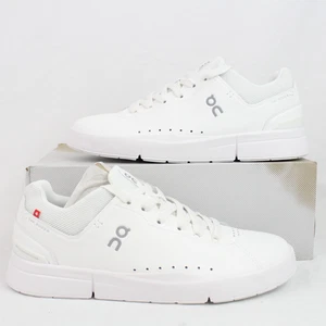 On THE ROGER Advantage Athletic Sneakers In All White (3MD10640108) - Men's US 9 - Picture 1 of 12