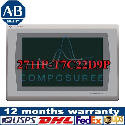 Factory Sealed AB 2711P-T7C22D9P /A HMI PanelView Plus 7 Graphic Terminal new! - Image 1 of 4
