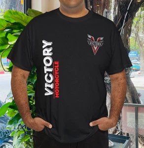 Neu Victory Motorcycle Logos Herren T-Shirt American - Bild 1 von 5