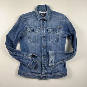 Diesel Jympo Men's Denim Jacket Adult Mens Small Blue Trucker - Picture 1 of 11