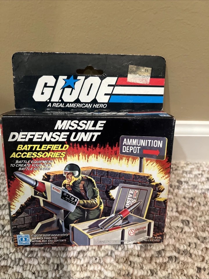 GI Joe Missle Unidad de Defensa Estación de Batalla con Caja Instrucciones ARAH Abierto Completo Foto 1 de 4