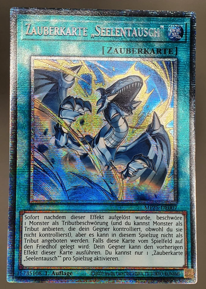 Zauberkarte "Seelentausch" Starlight Rare Neu! Yugioh Deutsch MP25-007 - Bild 1 von 1
