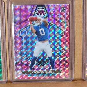 Keon Coleman 2024 Mosaico Rookie Rosa Mosaico Prizm Card Buffalo Bills - Foto 1 di 2