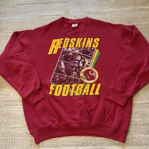 Vintage Washington Redskins Commanders Salem Sweatshirt NFL Football Sz L - Picture 1 of 10