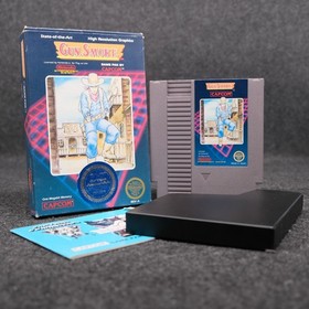 Gun Smoke (NES) Blue Seal Rev-A CIB - Authentic Good Condition