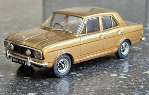 Pathfinder Models Ford Cortina MkII 1600E 1970 Minicar 43 Gold Limited Edition - Picture 1 of 11