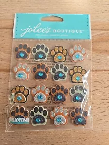 Pegatinas para álbumes de recortes con impresión de pata de Jolee repeticiones - Imagen 1 de 1