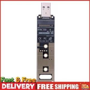 Adaptateur NVME vers USB A M.2 NVMe SSD vers USB 3.1 Gen 2 Convertisseur pour SSD PCI-E/M.2 - Photo 1/9