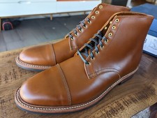 NEW OAK STREET BOOTMAKERS Lakeshore Boots Dainite Cognac Leather US 13