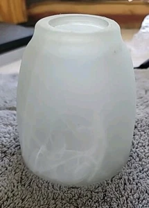 Home Decorators FROSTED HEAVY GLASS GLOBE SHADE LAMP REPLACEMENT LIGHTING - Picture 1 of 3