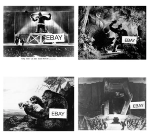 Lote de fotos de películas de King Kong 1933 #2 (4) simio gigante Willis O'Brien monstruos famosos - Imagen 1 de 1