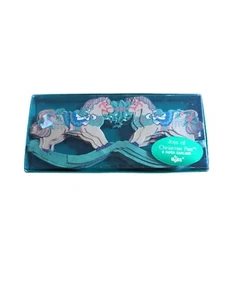 Vintage RUSS Berrie & Co Joys of Chritmas Past Paper Garland 9 ft Rocking Horses - Picture 1 of 5