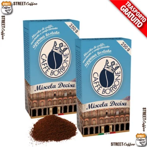 4 Confezioni 4 Buste da 250gr Caffè Borbone Miscela Deciso Macinato Polvere* - Foto 1 di 1