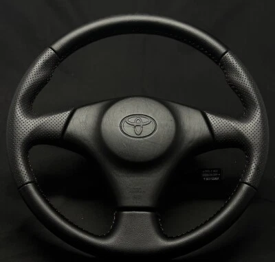 TOYOTA Full Leather Steering For SUPRA MK4 JZA80 MR2 SPYDER/CELICA/Tacoma - Image 1 of 4