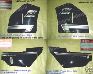 Suzuki RG125 Side Cover & Frame Panel NOS 125 Gamma Fairings Set Panels 30A 36A - Picture 1 of 5