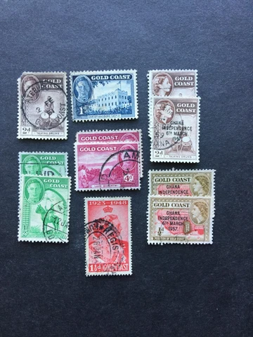 Gold Coast Stamp Lot Used Cover