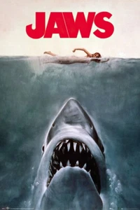 Jaws - Movie Poster (Regular Style / Key Art) (Size: 24" X 36") - Picture 1 of 6