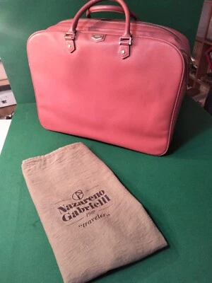 NAZARENO GABRIELLI  VALIGIA/BORSA  IN PELLE 60 X  35  - OTTIME CONDIZIONI - Immagine 1 di 2