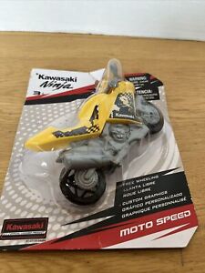 Kawasaki Ninja Moto Speed Motorcycles Color Yellow