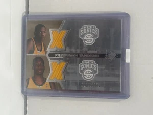 2007-08 SPx Freshman Tandems Jerseys Kevin Durant Jeff Green #F2-DG Rookie RC - Picture 1 of 3