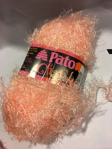 PATONS CHA CHA MELON pale ORANGE FIBER ART KNITTING DESIGNER YARN CRAFTS 50G - Picture 1 of 4