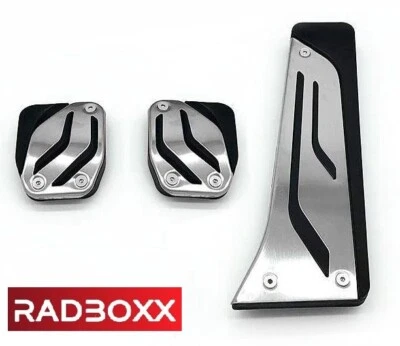 ✅ Tapas de pedales deportivos de acero inoxidable para BMW Serie 1 F20 F21 M CAMBIO 3 piezas