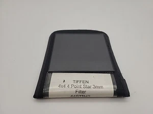 Tiffen 4 x 4" - 4 Point/3mm Grid Star Effect Glass Filter - Picture 1 of 5