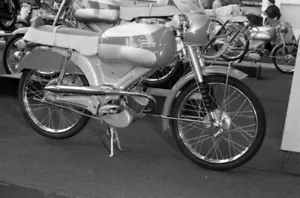Zundapp supersport moped Motor Show 1960 Car Old Photo - Picture 1 of 1