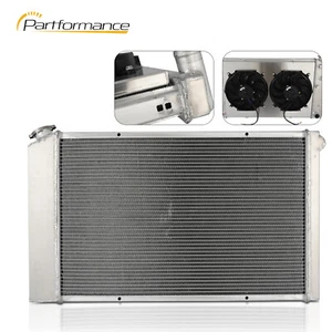 3Row Radiator Shroud Fan Aluminum for 1978-87 Monte Carlo 1970-81 Chevy Camaro - Bild 1 von 12