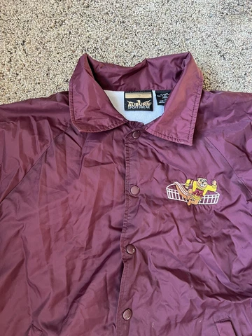 Vintage Minnesota Golden Gophers Jacket Medium Metrodome UofM Cover