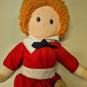 Muñeca de trapo Knickerbocker Annie 1982 de colección suave peluche - Imagen 1 de 7