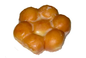 Expositor de utilería de comida sintética McDonalds tirar aparte donut nuevo - Imagen 1 de 1