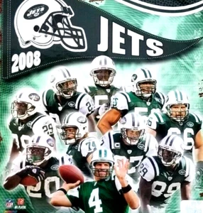 Brett Favre New York Jets 2008 NFL Team Composite Photo (Size: 8" x 10") (J17) - Picture 1 of 3
