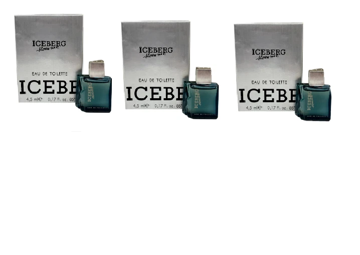ICEBERG HOMME EAU DE TOILETTE SPLASH MIGNON - 4,5 ml 3 pezzi