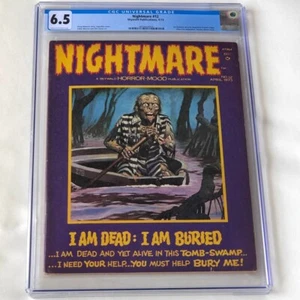 Nightmare #12 (Skywald 1973) 💥 CGC 6.5 💥 Swamp Zombie! Seltenes Horror Magazin - Bild 1 von 5