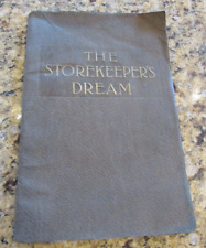 The Storekeeper's Dream 1909 Rare Antique Book, Illustrated
