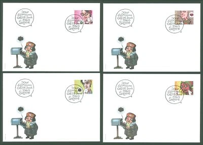 Switzerland P68 COMIC - 4 FDC 2003 - Image 1 of 3